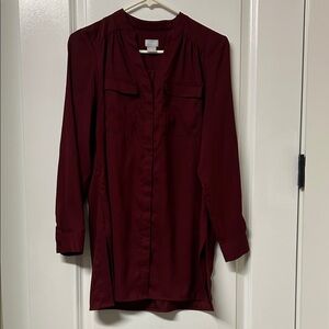 Chico's Deep Red Blouse